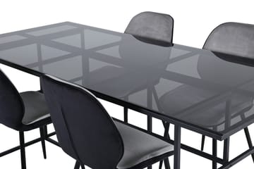 Rektangulær spisegruppe Venture Home Leif, Emma - lys grå - Møbler - Bord - Spisegruppe