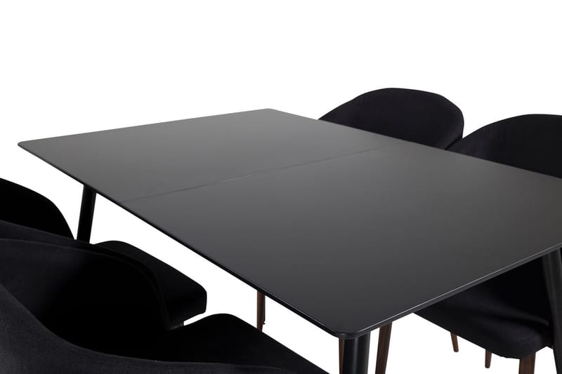 Rektangulær spisegruppe Venture Home Silar, Arch - svart - Møbler - Bord - Spisegruppe