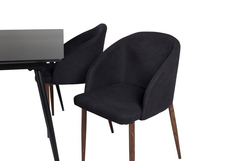 Rektangulær spisegruppe Venture Home Silar, Arch - svart - Møbler - Bord - Spisegruppe