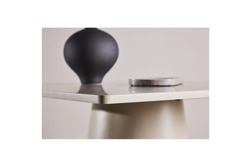 Rektangulært spisebord Lanzi - Hvit - Møbler - Bord - Spisebord & kjøkkenbord