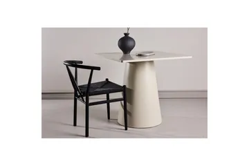 Rektangulært spisebord Lanzi - Hvit - Møbler - Bord - Spisebord & kjøkkenbord