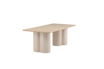 Rektangulært spisebord Olivia - Beige, 210x100x75 - Møbler - Bord - Spisebord & kjøkkenbord