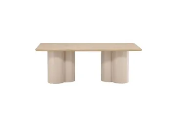 Rektangulært spisebord Olivia - Beige, 210x100x75 - Møbler - Bord - Spisebord & kjøkkenbord