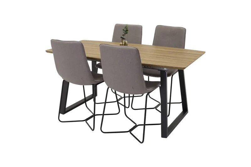 Rektangulært spisestuesett Inca, X