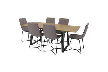 Rektangulært spisestuesett Inca, X - Møbler - Bord - Spisegruppe