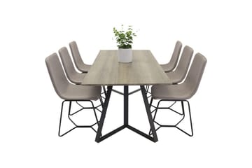 Rektangulært spisestuesett Marina, X - Møbler - Bord - Spisegruppe