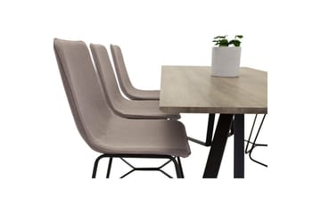 Rektangulært spisestuesett Marina, X - Møbler - Bord - Spisegruppe