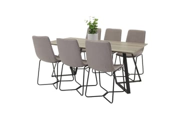 Rektangulært spisestuesett Marina, X - Møbler - Bord - Spisegruppe