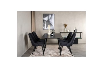 Rektangulært spisestuesett Silar, Velvet Deluxe - Møbler - Bord - Spisegruppe