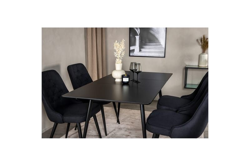 Rektangulært spisestuesett Silar, Velvet Deluxe - Møbler - Bord - Spisegruppe