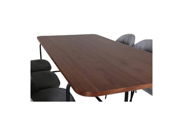 Rektangulært spisestuesett Uno, Wrinkles - Møbler - Bord - Spisegruppe