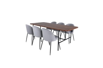 Rektangulært spisestuesett Uno, Wrinkles - Møbler - Bord - Spisegruppe