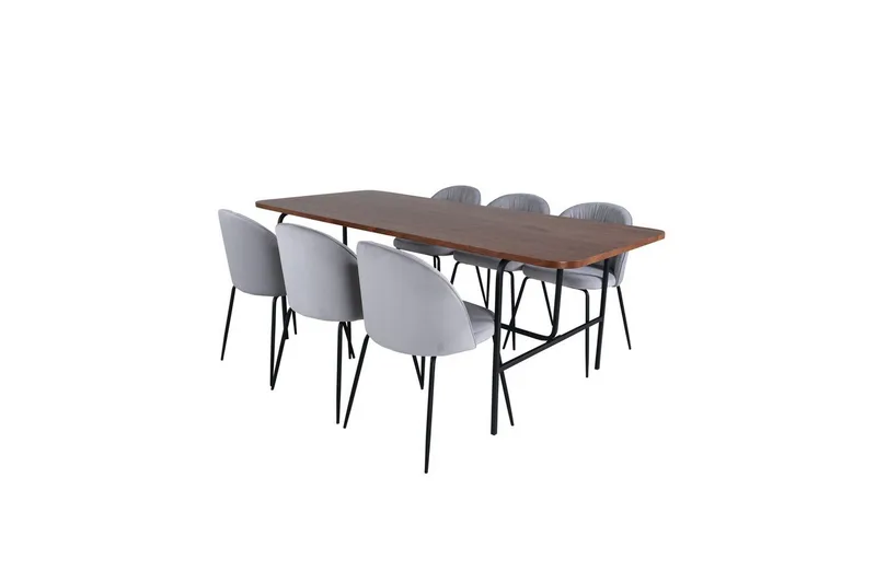 Rektangulært spisestuesett Uno, Wrinkles