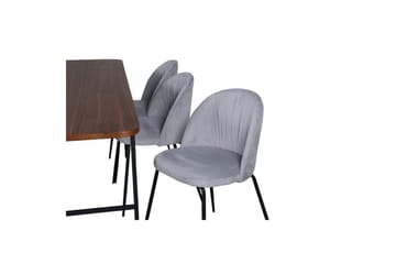 Rektangulært spisestuesett Uno, Wrinkles - Møbler - Bord - Spisegruppe