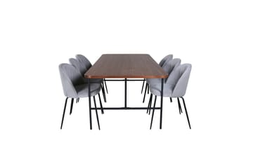 Rektangulært spisestuesett Uno, Wrinkles - Møbler - Bord - Spisegruppe