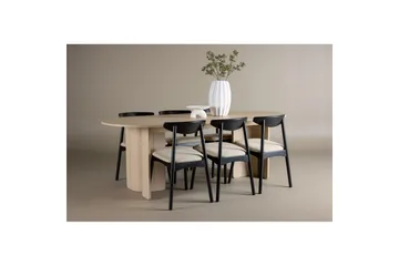 Rektangulært spisestuesett Ven, Tyresö - Beige - Møbler - Bord - Spisegruppe