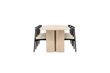 Rektangulært spisestuesett Ven, Tyresö - Beige - Møbler - Bord - Spisegruppe