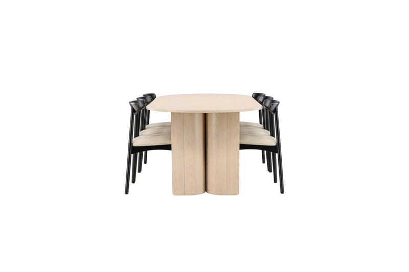 Rektangulært spisestuesett Ven, Tyresö - Beige - Møbler - Bord - Spisegruppe