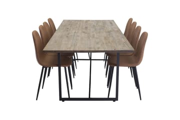 Rektangulært spisestuesett Padang, Polar - 8 - Møbler - Bord - Spisegruppe