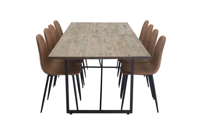 Rektangulært spisestuesett Padang, Polar - 8 - Møbler - Bord - Spisegruppe