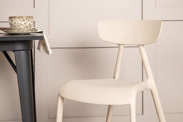 Rektangulär matgrupp Venture Home Beige Svart 2st - Møbler - Bord - Spisegruppe