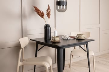 Rektangulär matgrupp Venture Home Beige Svart 2st - Møbler - Bord - Spisegruppe