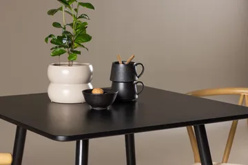 Rektangulär matgrupp Venture Home Beige Svart 2st - Møbler - Bord - Spisegruppe