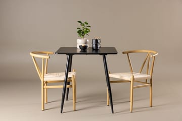 Rektangulär matgrupp Venture Home Beige Svart 2st - Møbler - Bord - Spisegruppe