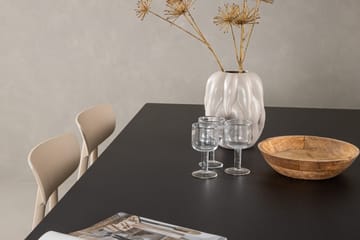 Rektangulär matgrupp Venture Home Beige Svart 6st - Møbler - Bord - Spisegruppe