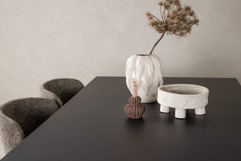 Rektangulär matgrupp Venture Home Beige Svart 6st - M øbler - Bord - Spisegruppe