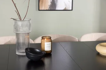 Rektangulär matgrupp Venture Home Beige Svart 6st - Møbler - Bord - Spisegruppe