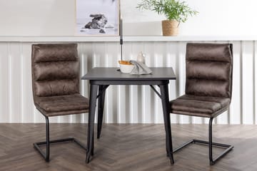 Rektangulär matgrupp Venture Home Brun Svart 2st - Møbler - Bord - Spisegruppe