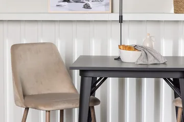 Rektangulär matgrupp Venture Home Brun Svart 2st - Møbler - Bord - Spisegruppe