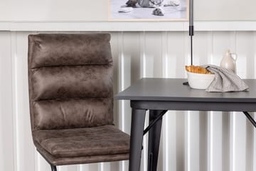 Rektangulär matgrupp Venture Home Brun Svart 2st - Møbler - Bord - Spisegruppe