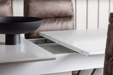 Rektangulär matgrupp Venture Home Brun Vit 4st - Møbler - Bord - Spisegruppe