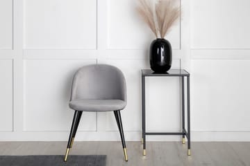 Rektangulär matgrupp Venture Home Grå Svart Mässing - Møbler - Bord - Spisegruppe