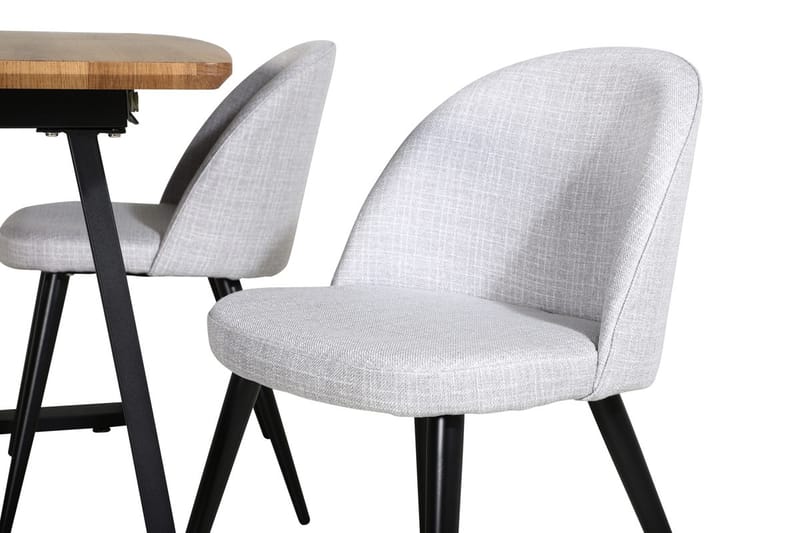 Rektangulär matgrupp Venture Home Grå Valnöt 4st - Møbler - Bord - Spisegruppe