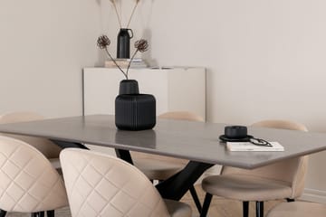 Rektangulär matgrupp Venture Home Grå - Møbler - Bord - Spisegruppe