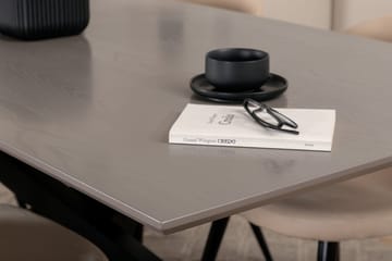 Rektangulär matgrupp Venture Home Grå - Møbler - Bord - Spisegruppe