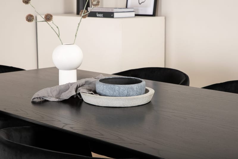 Rektangulär matgrupp Venture Home Grå - Møbler - Bord - Spisegruppe