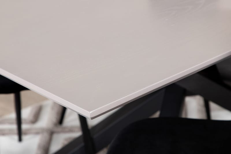 Rektangulär matgrupp Venture Home Grå - Møbler - Bord - Spisegruppe