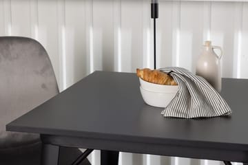 Rektangulär matgrupp Venture Home Ljusgrå Svart 2st - Møbler - Bord - Spisegruppe