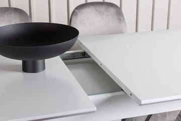 Rektangulär matgrupp Venture Home Ljusgrå Vit 4st - Møbler - Bord - Spisegruppe