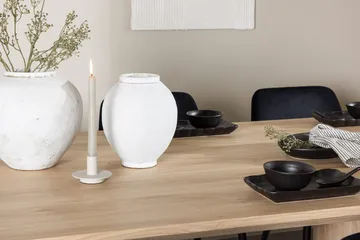 Rektangulär matgrupp Venture Home Svart Ljust trä 6st - Møbler - Bord - Spisegruppe