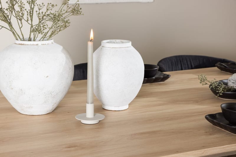 Rektangulär matgrupp Venture Home Svart Ljust trä 6st - Møbler - Bord - Spisegruppe