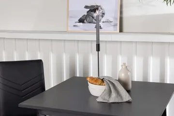 Rektangulär matgrupp Venture Home Svart Svart 2st - Møbler - Bord - Spisegruppe