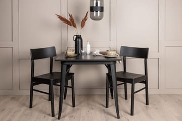 Rektangulär matgrupp Venture Home Svart Svart 2st - Møbler - Bord - Spisegruppe
