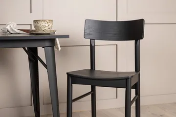 Rektangulär matgrupp Venture Home Svart Svart 2st - Møbler - Bord - Spisegruppe