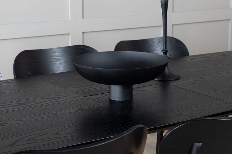 Rektangulär matgrupp Venture Home Svart Svart 6st - M øbler - Bord - Spisegruppe