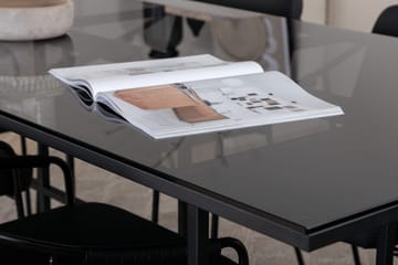 Rektangulär matgrupp Venture Home Svart Svart 6st - Møbler - Bord - Spisegruppe